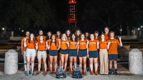 2022-23 Women's Tennis Big 12 Tower Lighting