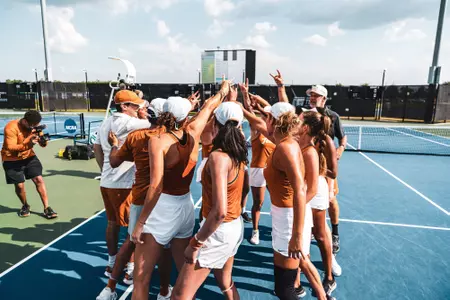 pre-match UNC team huddle 2