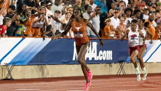 Rhasidat Adeleke during day four of the NCAA Outdoor Championships
