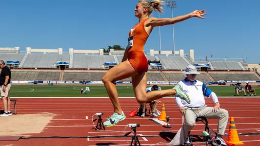 Kristine Blazevica during day four of the NCAA Outdoor Championships