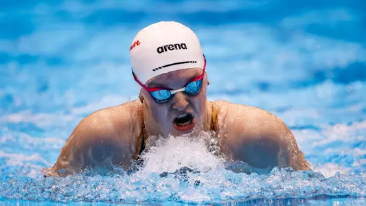 Lydia Jacoby 100m breast heats World Aquatics Championships
