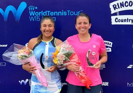 Fernanda Labrana - ITF 15K doubles champ in Lima Peru Aug 23