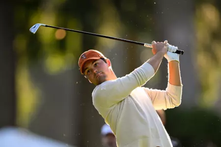 during the Sahalee Players Championship at the Sahalee Country Club on September 9, 2023 in Sammamish, Washington. (Alika Jenner/Texas Athletics)