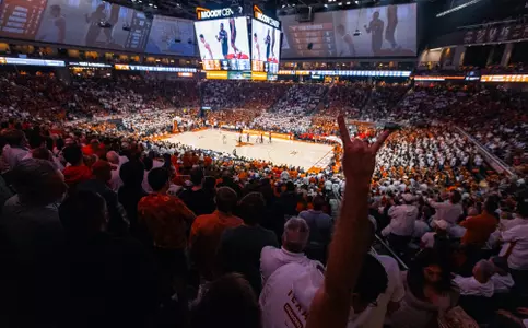 crowd shot at Texas-Houston mbb