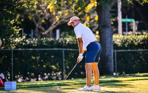 Christiaan Maas tee shot