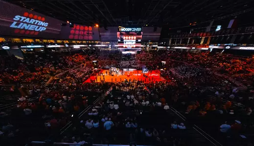 Moody Center for mbb game vs UConn December 8 2024
