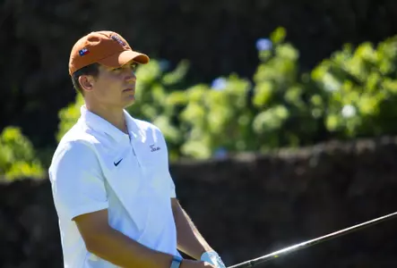 Christiaan Maas on the tee