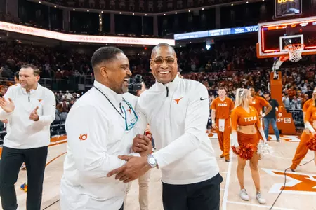 Frank Haith with Rodney Terry