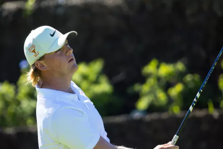 Tommy Morrison tee shot