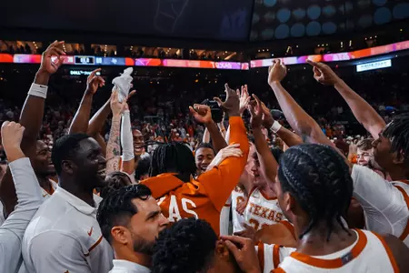 player celebration after Texas A&M win