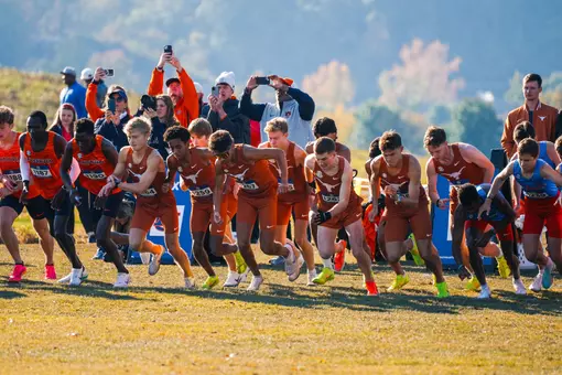 Texas men at 2025 Cross Country Championships