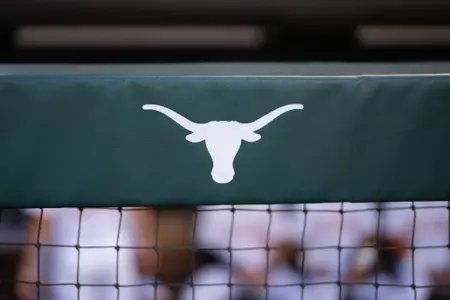 Texas Longhorns Steerhead Logo on Dugout