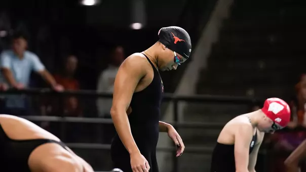 Eva Okaro getting ready before a race