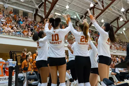 Bench Celebration - VB vs TCU 2025
