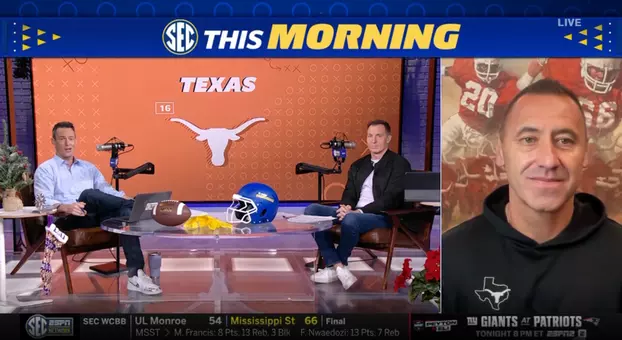 Steve Sarkisian joins SEC This Morning