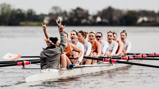 Texas rowing scrimmage at UCF on Feb. 22, 2025