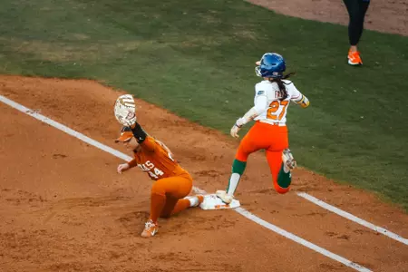 Texas Longhorns Softball at Florida Gators. Photo taken 03-17-2025.
Photo by Cat Wofford.