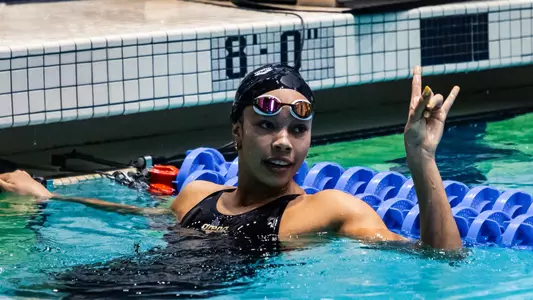 Freshman Lillie Nesty at SEC Championships