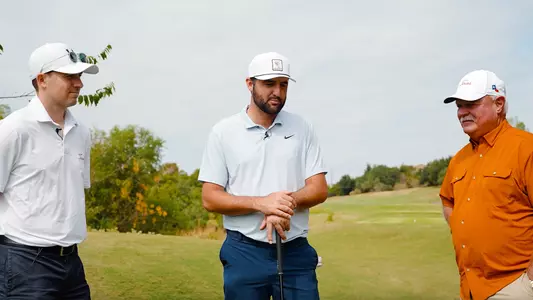 Jordan Spieth, Scottie Scheffler and John Fields