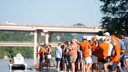 Fans at Texas vs. Michigan Rowing