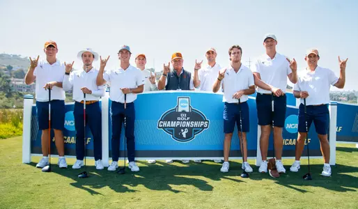 Teams participate in championship match during the 2025 NCAA Division I Men’s Golf Championship at the La Costa Resort & Spa Champions Course on Thursday, May 22, 2025 in Carlsbad, California.