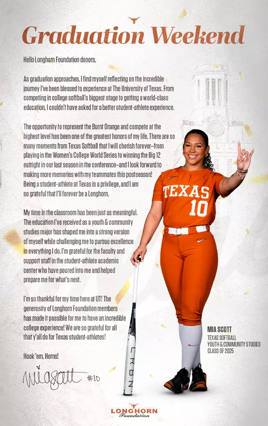 LHF Thank You from Mia Scott