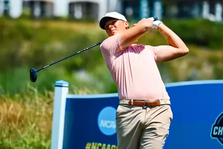 Tommy Morrison tee shot at 2025 NCAA Championships