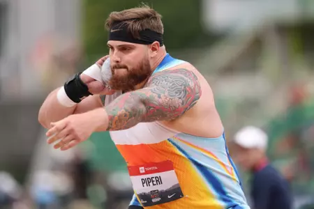 Tripp Piperi Shot Put Bronze Medalist USA Championships