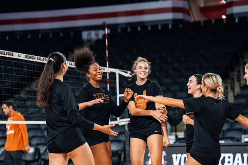 VB practice at Georgia