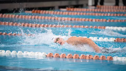 Hammer swimming at Eddie Reese Showdown