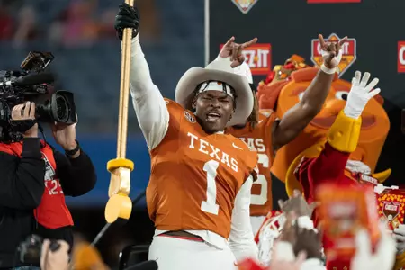 Colin Simmons Cheez-It Bowl Post Game Celebration 1