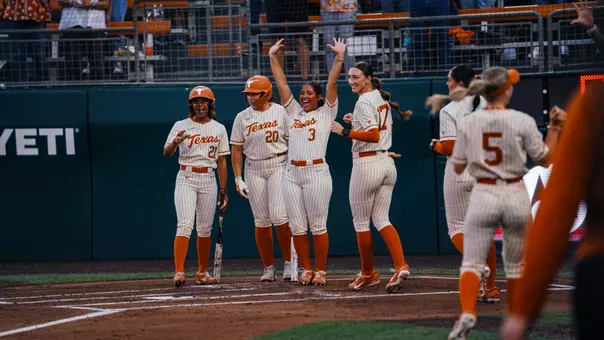Softball home run celebration vs. Southeastern Louisiana 2026