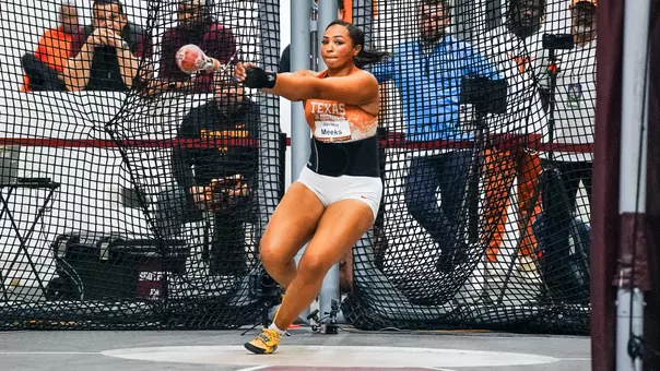 Giavonna Meeks wins 2026 SEC Indoor weight throw title