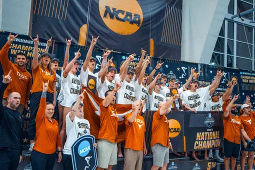 Men's Swimming & Diving National Championship Celebration
