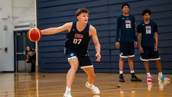 Bo Ogden, USA Basketball U18 National Team training camp