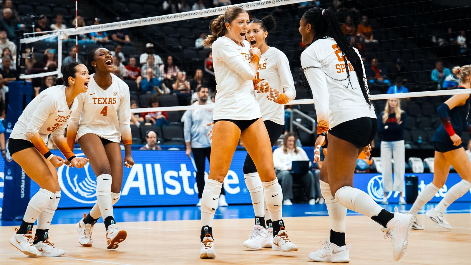 Photo: texaslonghorns.com 2025 SEC VB Tournament