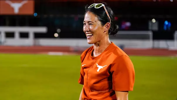 Margueritte Bates Smiling -- 1st Win at Texas