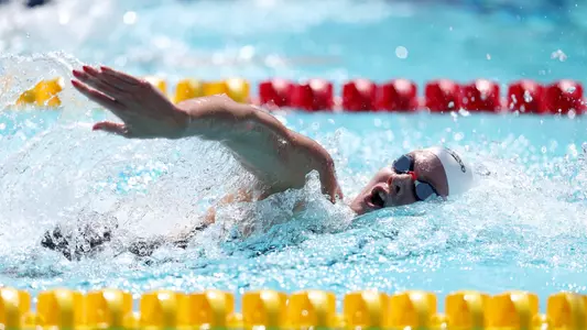 IRVINE, CALIFORNIA - AUGUST 12: Erin Gemmell of Team United States competes in the Women's 200m Freestyle Heats on Day 1 of the Pan Pacific Swimming Championships at William Woollett, Jr. Aquatics Center on August 12, 2026 in Irvine, California. (Photo by Maddie Meyer/Getty Images)
