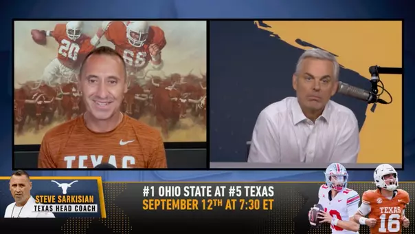 Steve Sarkisian Colin Cowherd interview