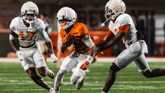 Jermaine Bishop Jr. during 2026 fall camp