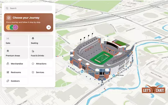 Interactive Fan Map