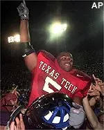 Red Raider fullback<br>Sammy Morris has<br>triumphed over<br>adversity to make a huge<br>impact for Tech.