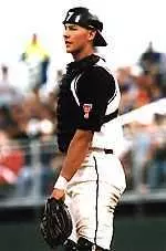 Catcher Josh Bard was<BR> named to All-America team.