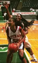Keitha Dickerson led the Lady<BR>Raiders to victory over Baylor.