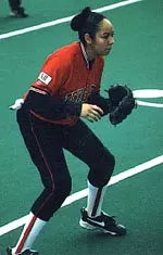 Kim Martinez had a<br>run scored in the<br>second of a three-game<br>series with New Mexico.