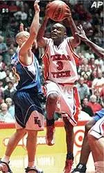 Rayford Young scored 18<br>points in the Red Raiders<br>loss to the Cowboys.