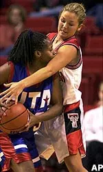 Candi White and the Lady Raiders forced Texas Arlington into 31 turnovers in their victory Monday night.
