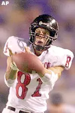 Senior receiver Tim Baker aims to help his team to a win in the galleryfurniture.com Bowl.