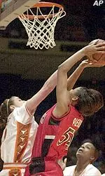Plenette Pierson had a dominating game for the Lady Raiders in their win against New Mexico.