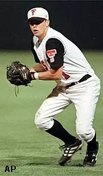 Shortstop Scott Holzhauer was one of three Red Raiders to his a homer in the second inning on Tuesday.
